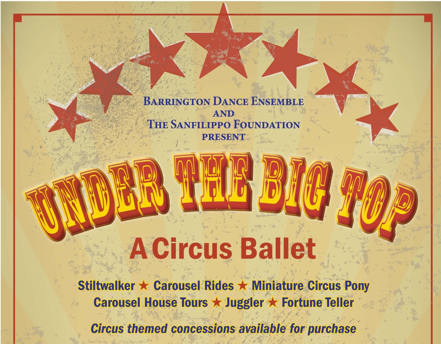 Under The Big Top – Barrington Dance Ensemble